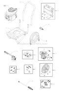 Part Location Diagram of 195983AFGS Briggs and Stratton Nozzle, Qc, Yellow